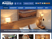 Tablet Screenshot of hotelliaakenus.net